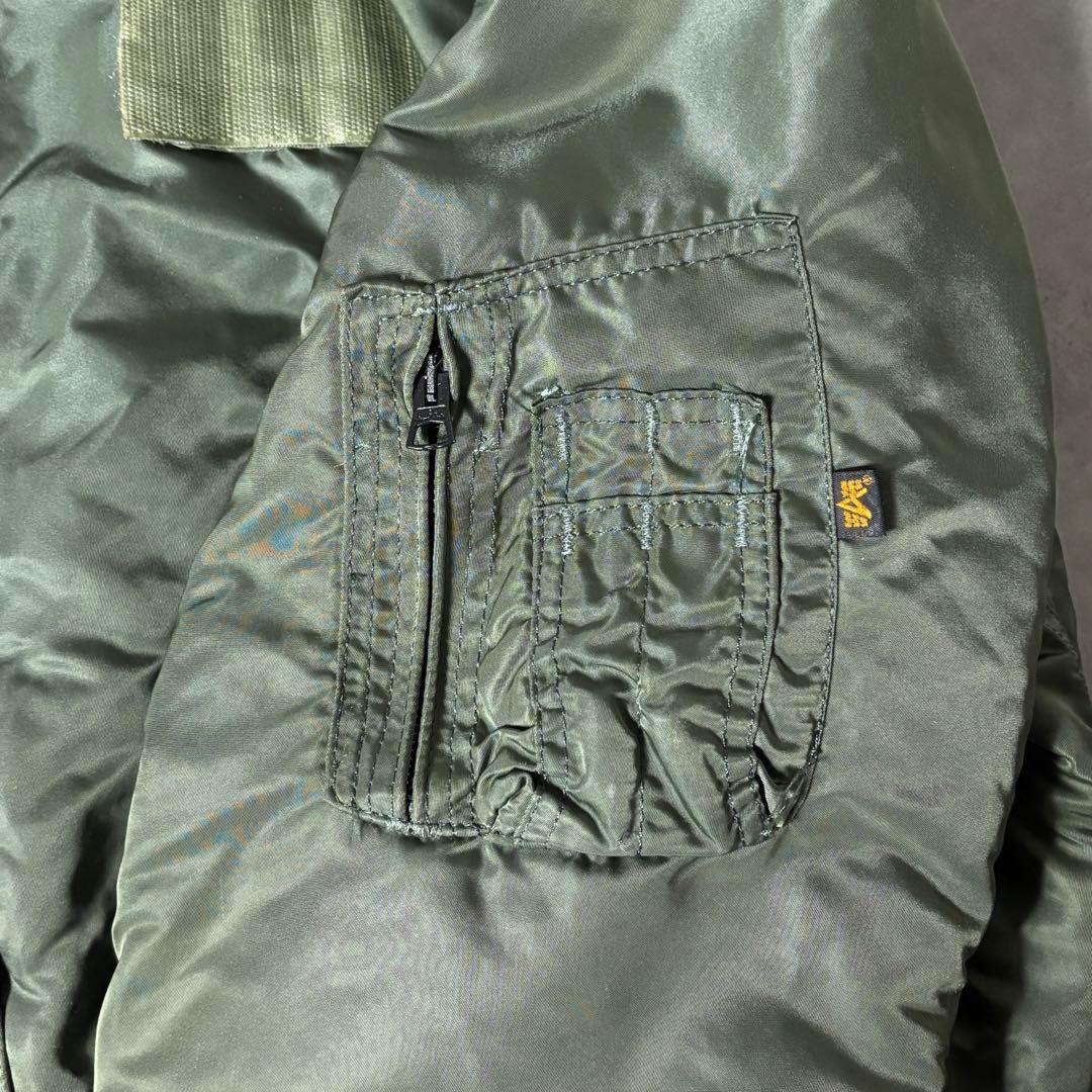 【USA製】ALPHA アルファ CWU-45Pフライトジャケット サイズ XL