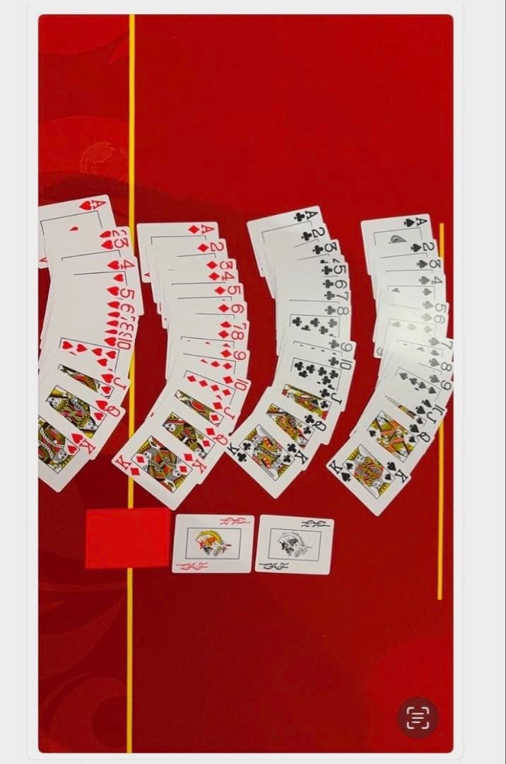 WPTポーカー専用トランプ　赤•青5セット ※セール中