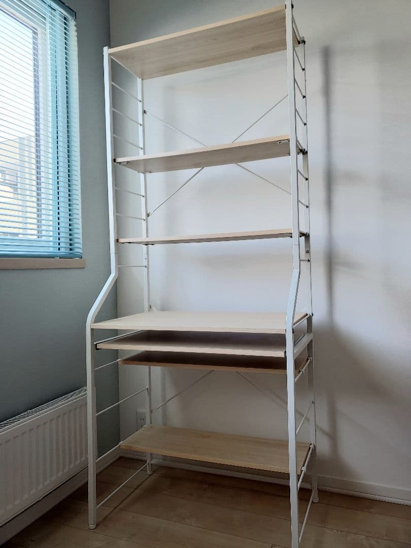 エアリゾーム タワーデスク NIEL ナチュラル×白