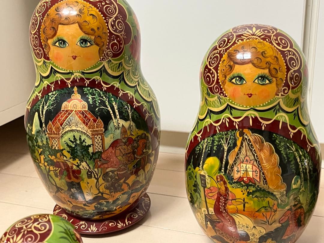 マトリョーシカ　ロシア　15体