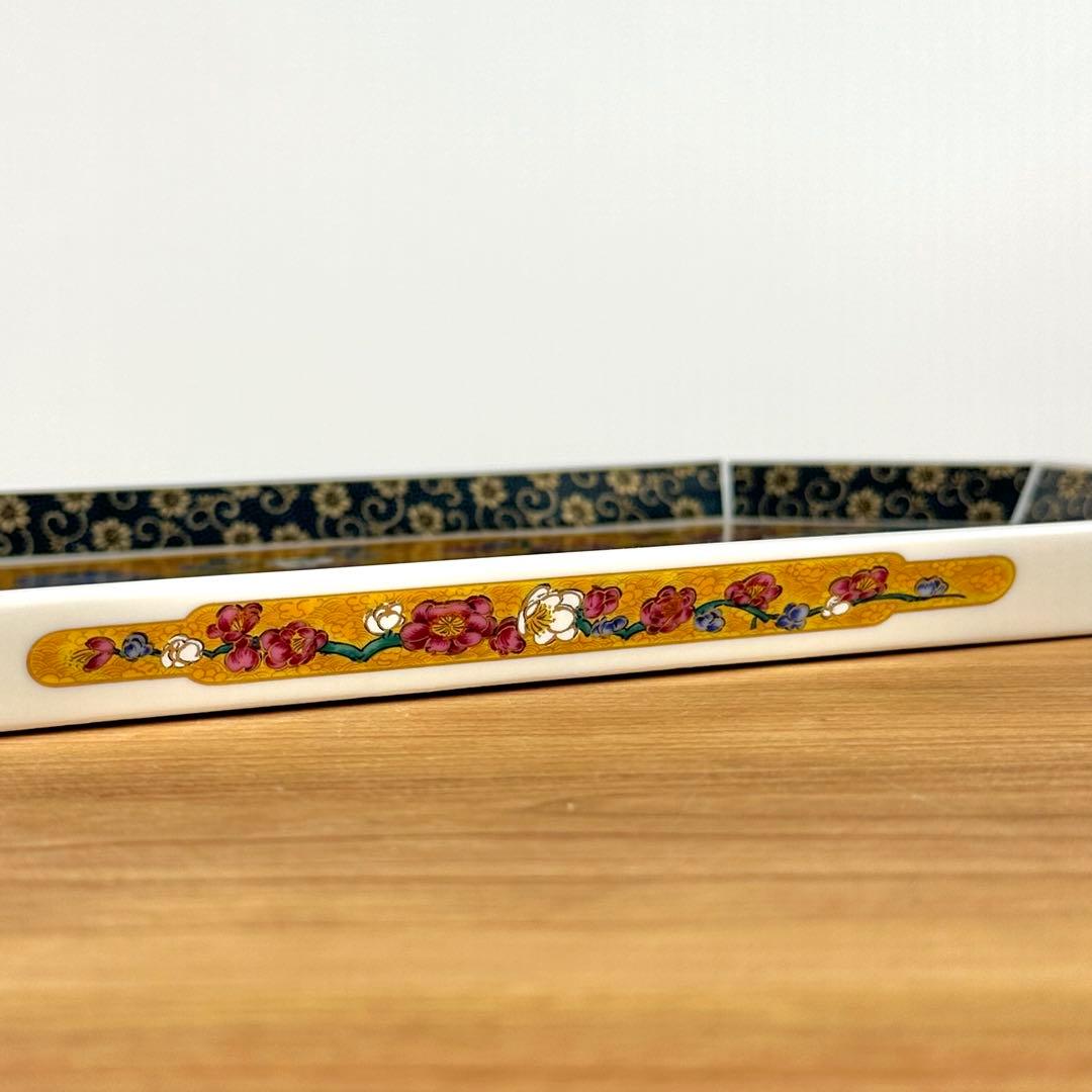 九谷焼　新品　12号盛皿　吉田屋　伊野正峰