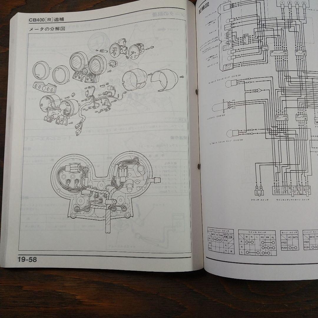 HONDA CB400 SUPER FOUR サービスマニュアル