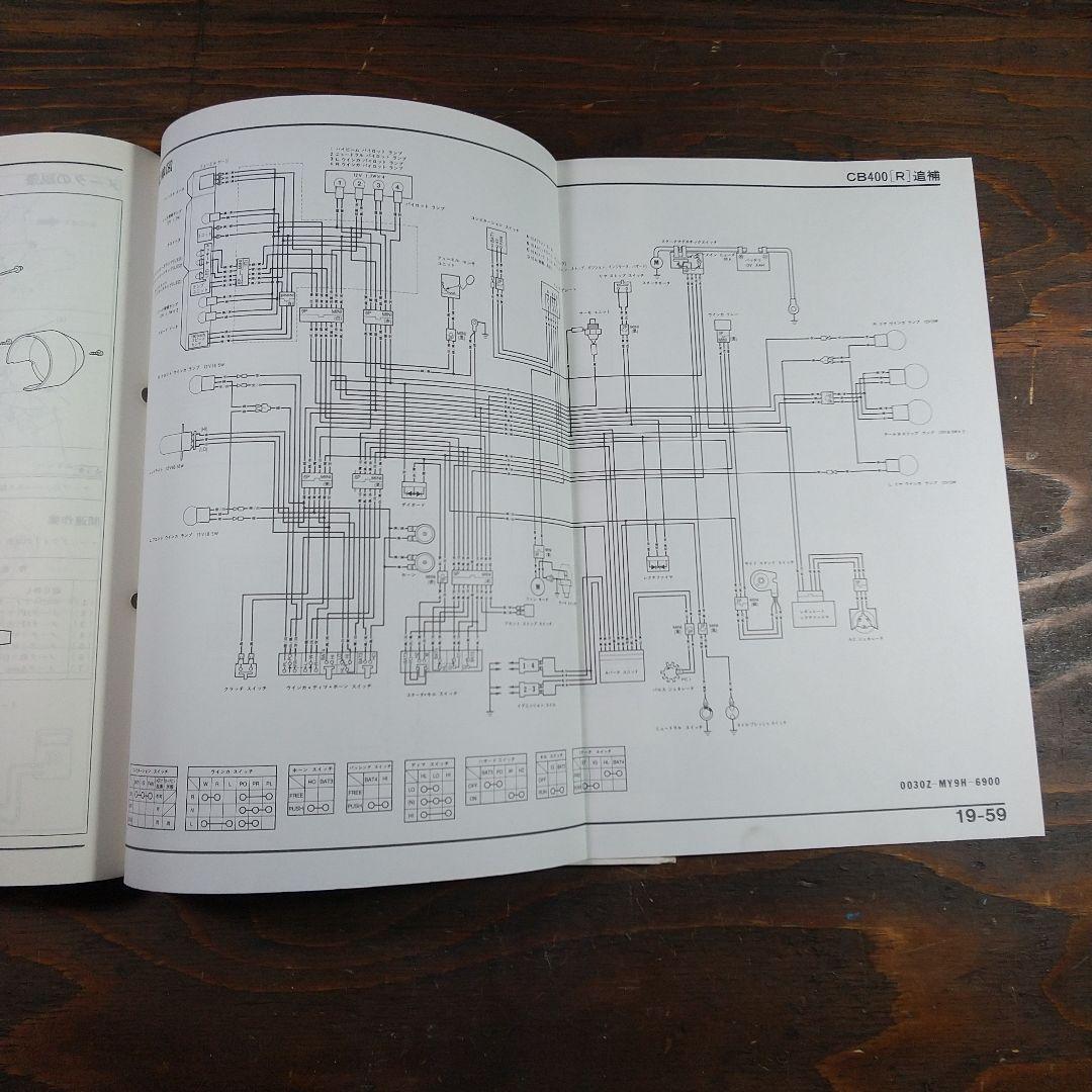 HONDA CB400 SUPER FOUR サービスマニュアル