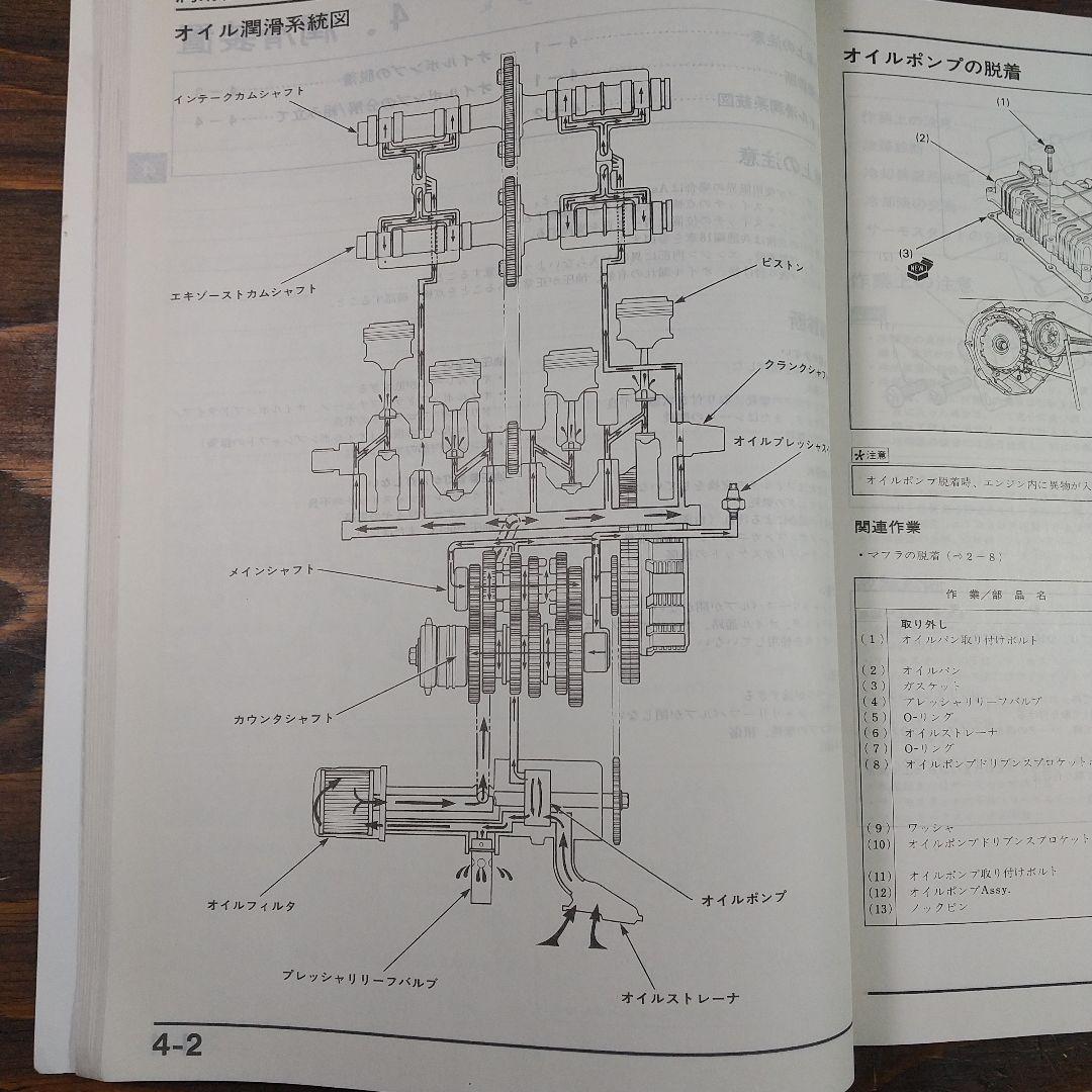 HONDA CB400 SUPER FOUR サービスマニュアル
