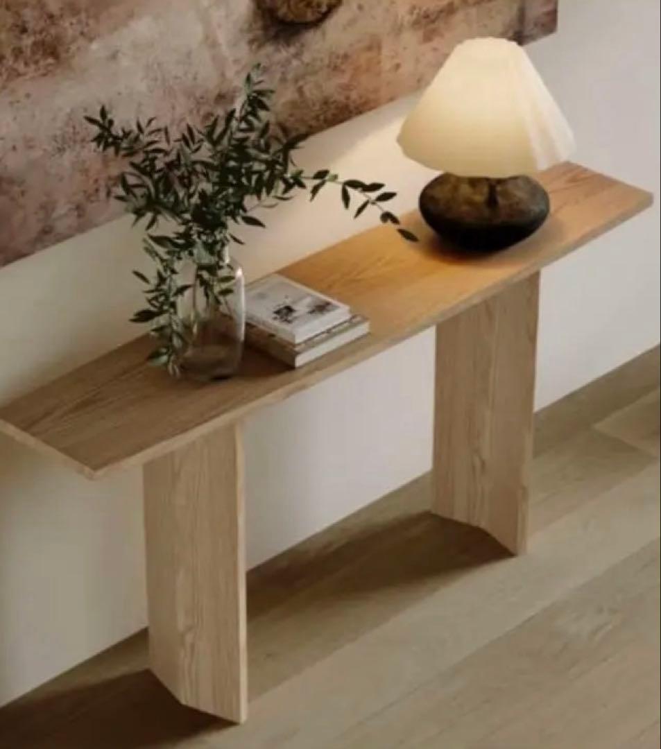 木製コンソールテーブル