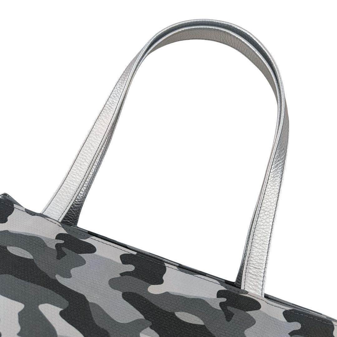 美品✨️サロンドアルファード トートバッグ ショルダー紐 2way グレー A4