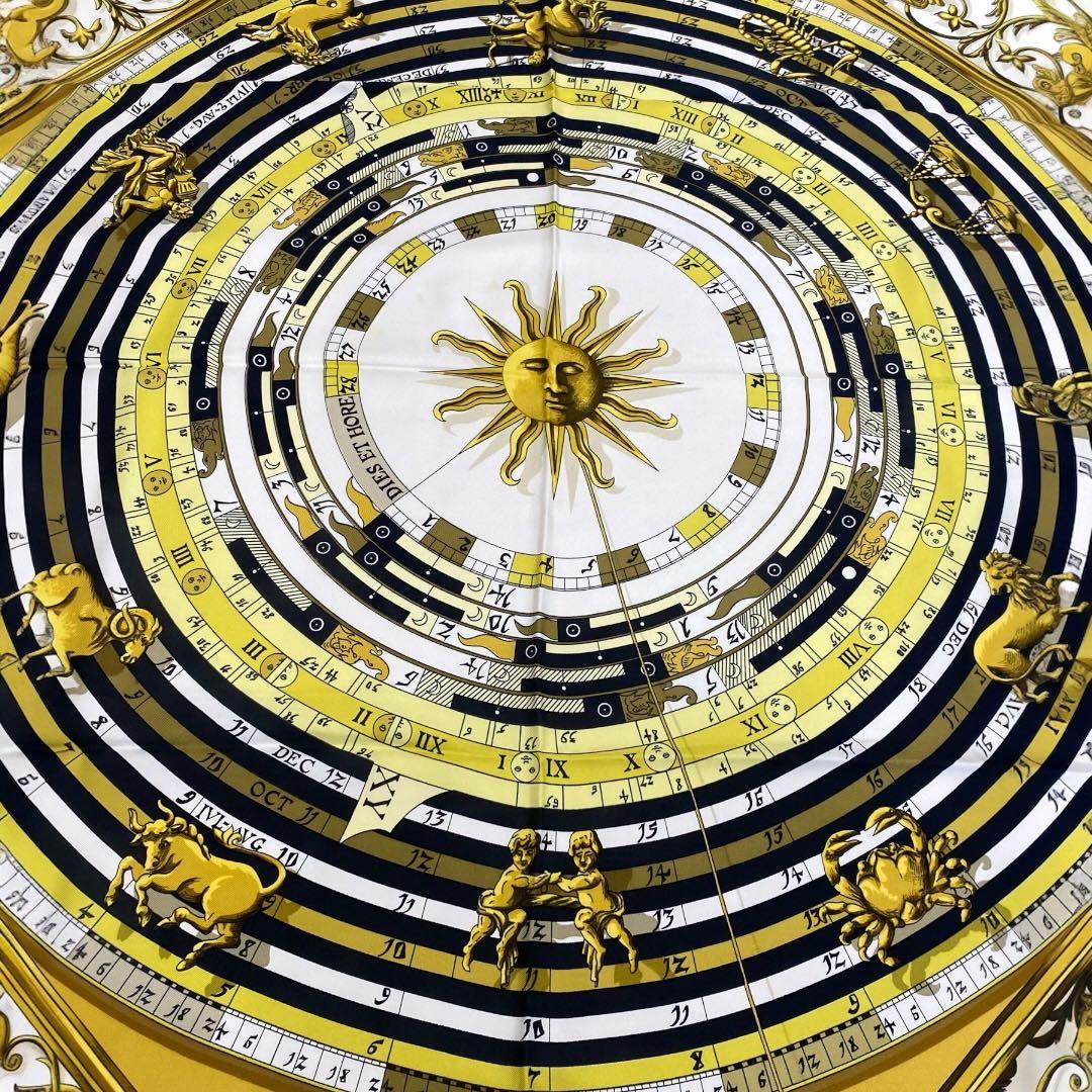 エルメス　カレ90 スカーフ　占星術(DIES ET HORE)