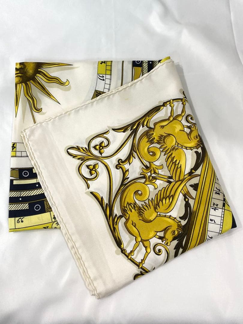 エルメス　カレ90 スカーフ　占星術(DIES ET HORE)