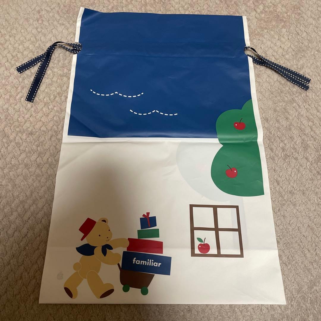 新品未使用 familiar リュック ネイビー 男の子 ファミリア