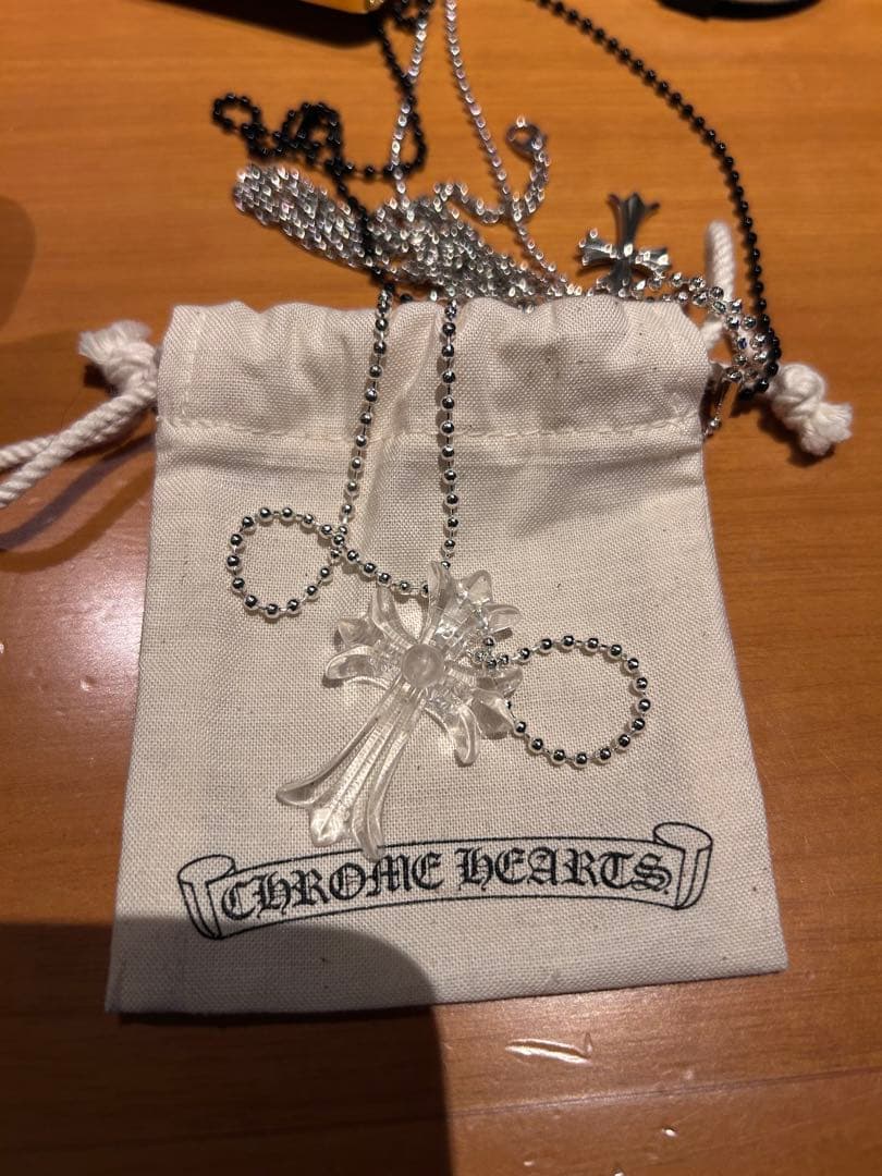 CHROME HEARTS ラバーネックレス
