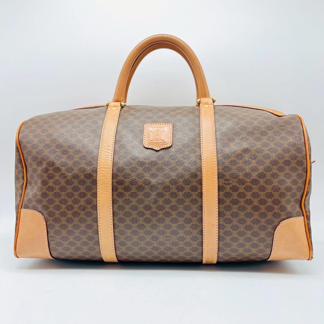 CELINE　セリーヌ ボストンバッグ マカダム柄 M13 ヴィンテージ