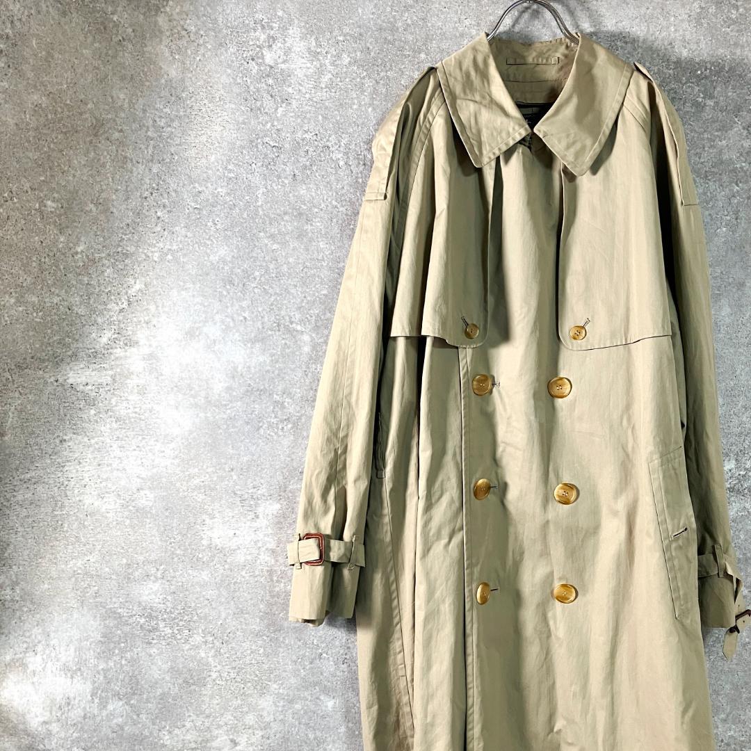 Burberrys　トレンチコート　ベージュ　ダブルボタン　ロング　コットン