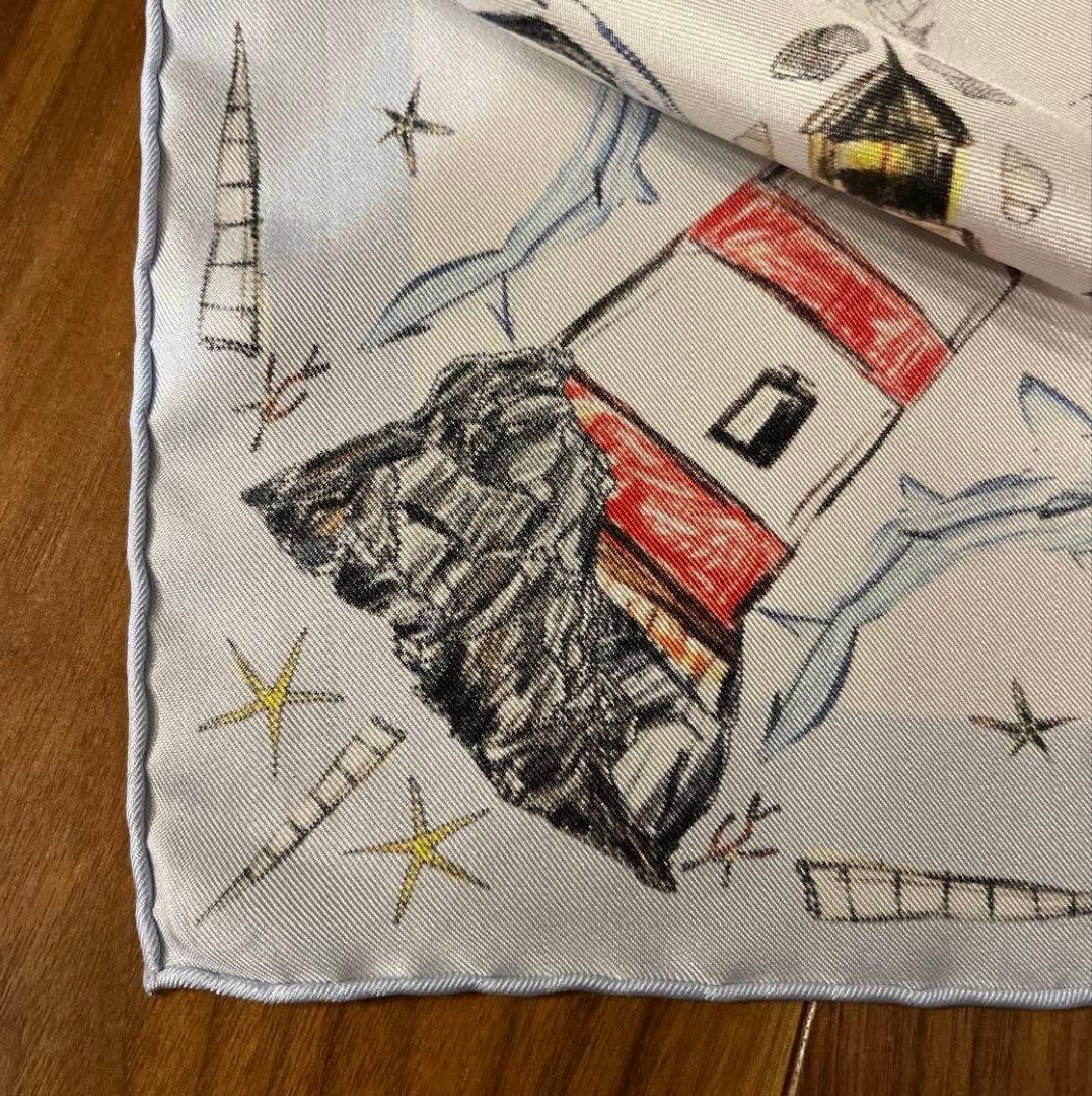 BURBERRY 大判シルクスカーフ　タグ付き未使用品　バーバリー