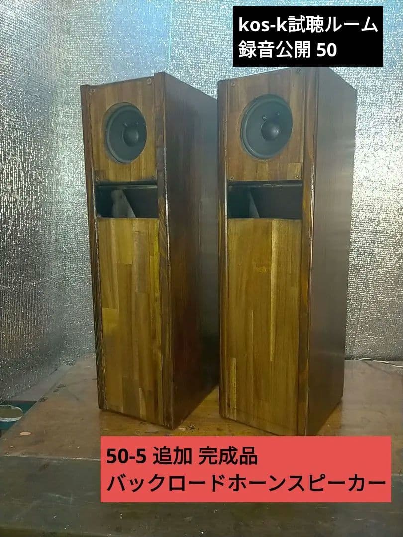 【自作50-5】バックロードホーン