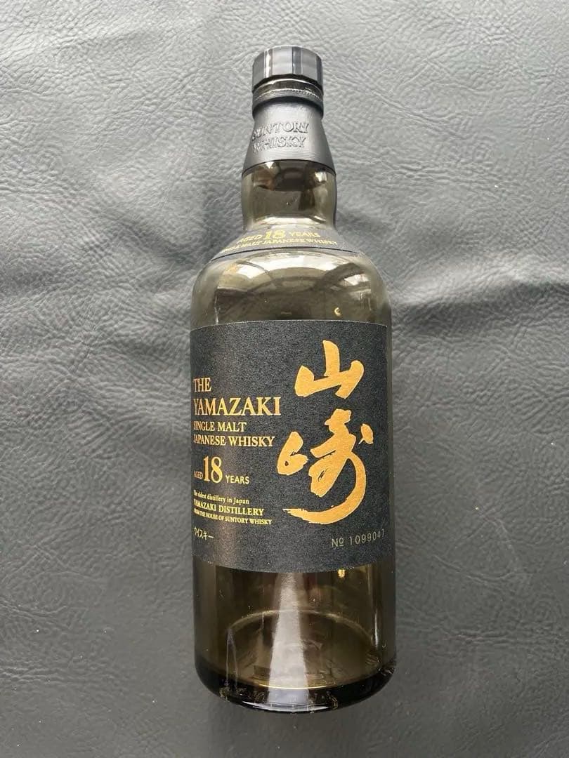 山崎 18年空瓶、空箱、ダンボール6本セット