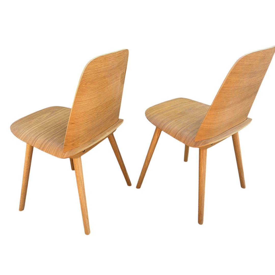 【美品】muuto ムート Nerd Chair ナードチェア オーク 2脚分④