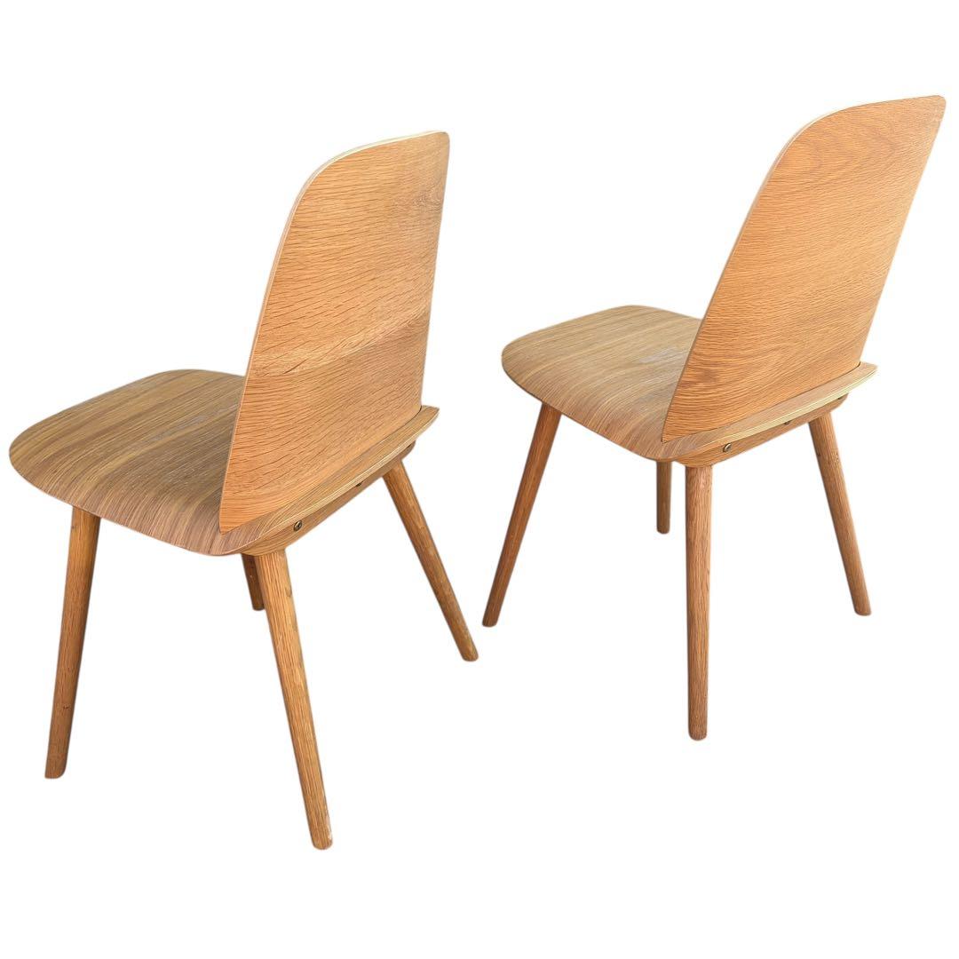 【美品】muuto ムート Nerd Chair ナードチェア オーク 2脚分④