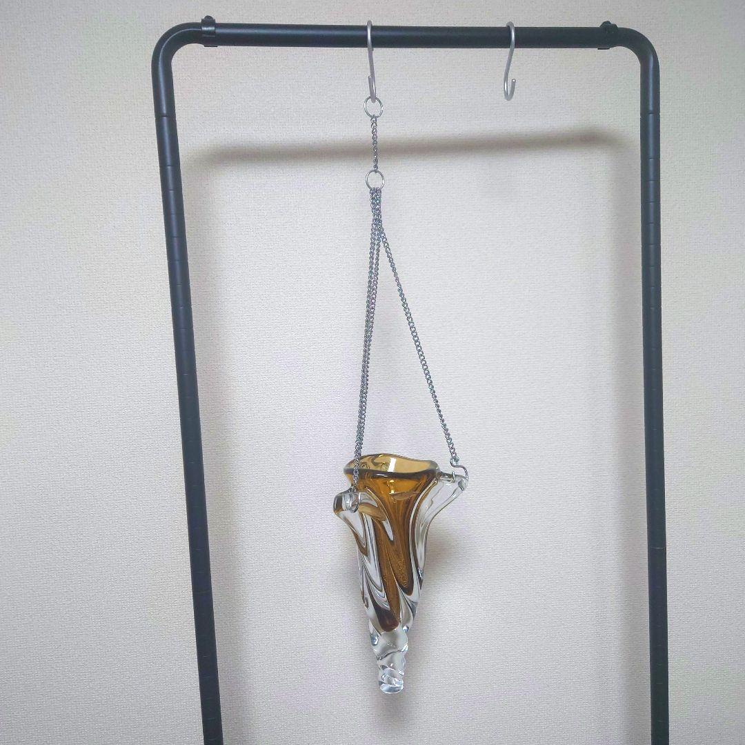 ナルミ ファンタジーグラス レトロなガラスの吊り下げ花瓶