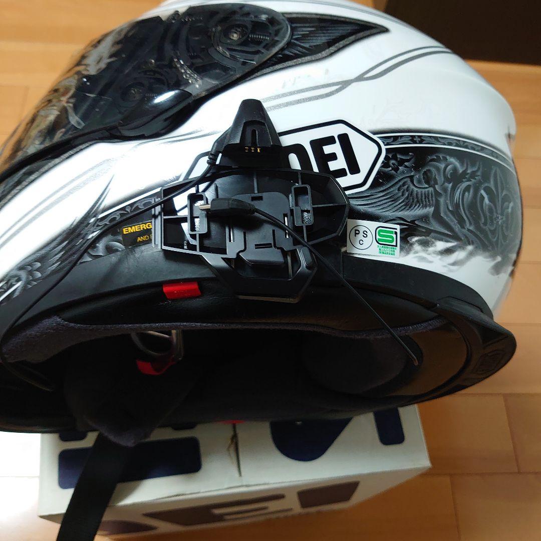 SHOEI XR-1100 フルフェイスヘルメット b+comマイクとベース付き