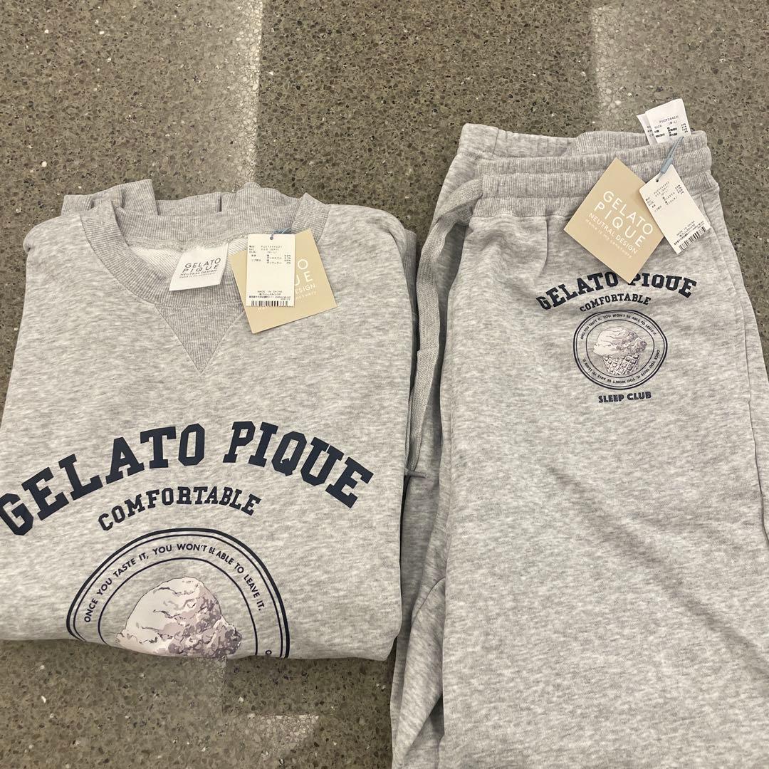 GELATO PIQUE ルームウェアセット グレー