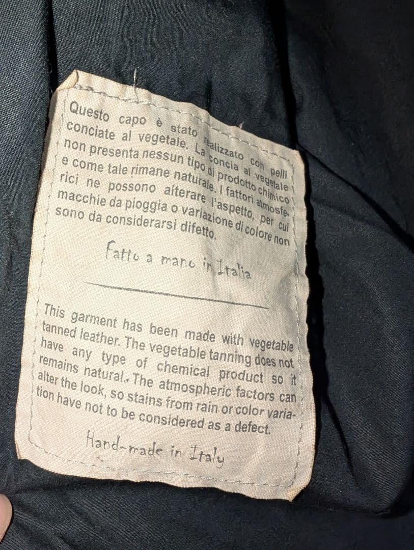 限定特価！Giorgio Brato 未使用 レザーライダースジャケット 42