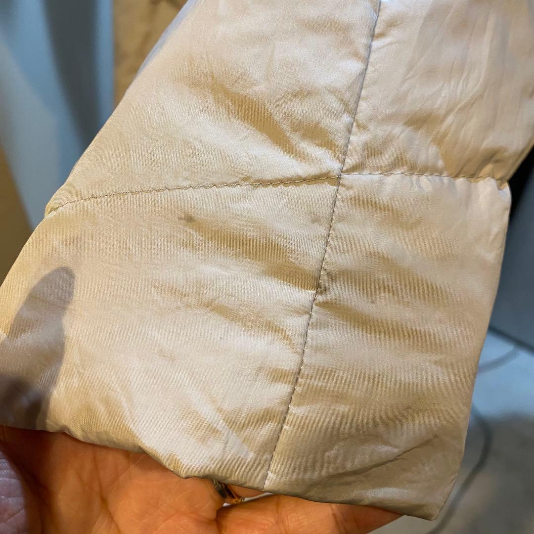 MOGA インナーダウン付き ショールカラーダウンコート Aライン ベルト付き