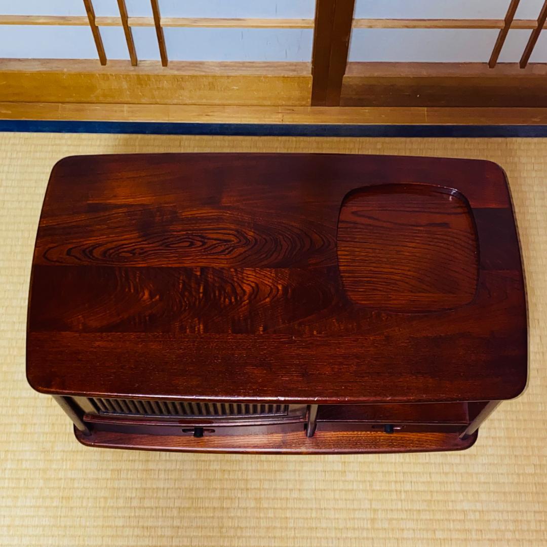 karimoku カリモク オールドカリモク ポットワゴン キャスター付 茶箪笥