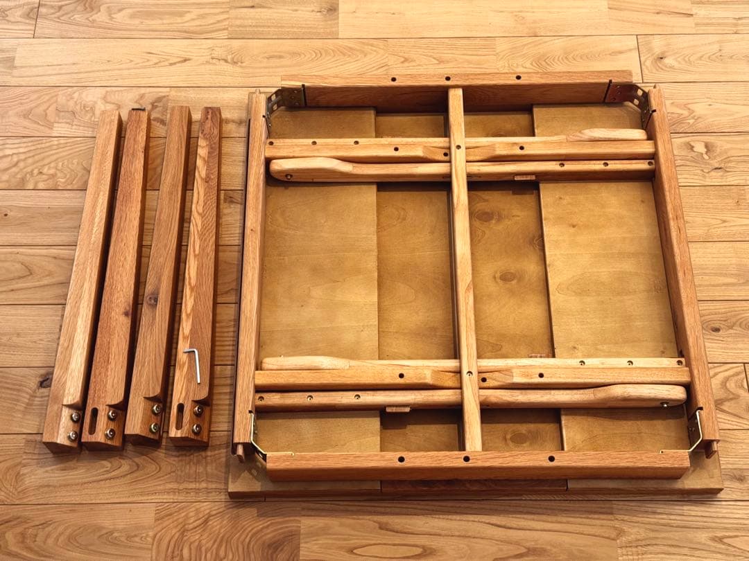 オーク材 ダイニングテーブル 2人掛け 伸長式 80-130cm