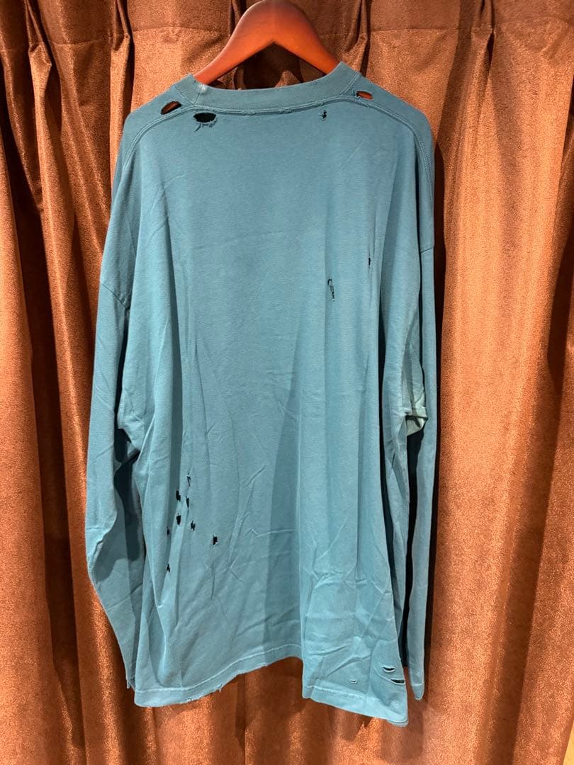 BALENCIAGA 長袖カットソー 青