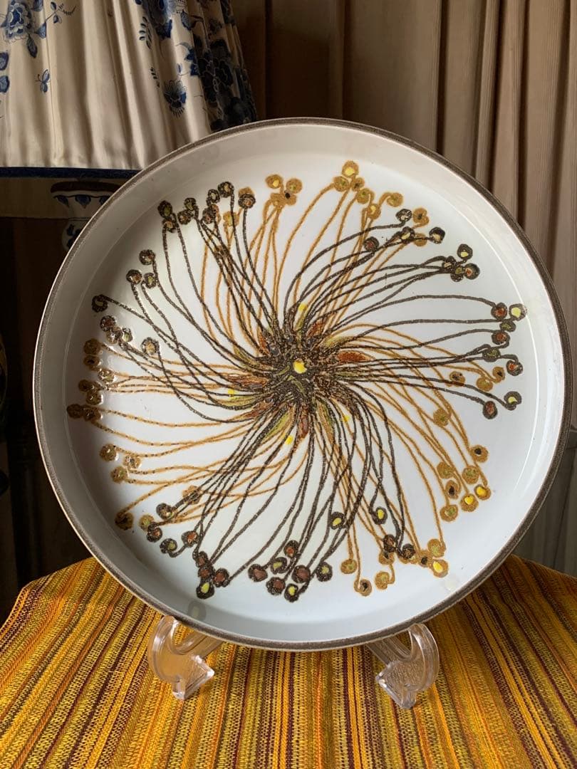 ロイヤルコペンハーゲン　ビンテージの最大級32㎝越えのバッカの美品深皿迫力が！