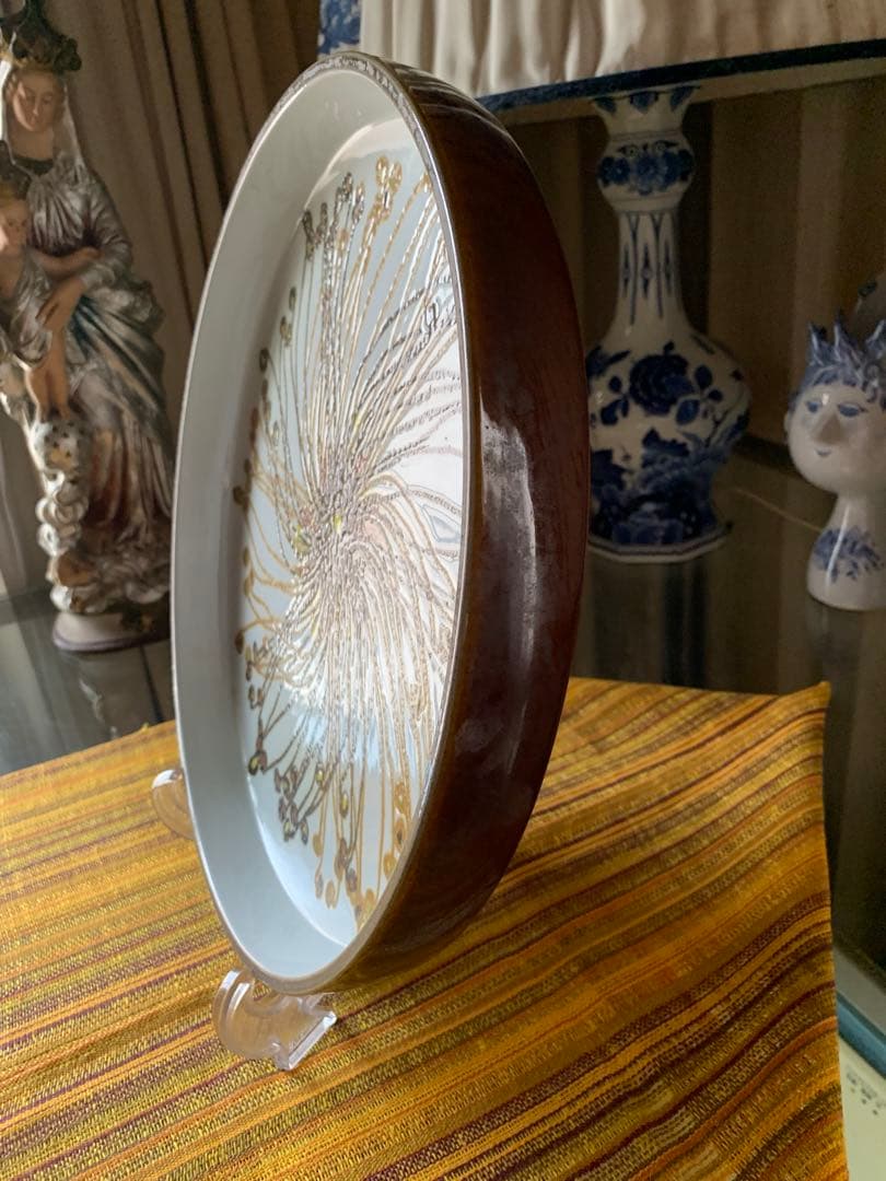 ロイヤルコペンハーゲン　ビンテージの最大級32㎝越えのバッカの美品深皿迫力が！