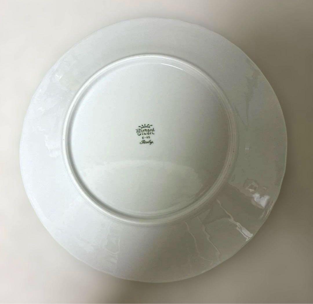 【美品】リチャードジノリ　ベッキオホワイト　ディナープレート26cm×5枚