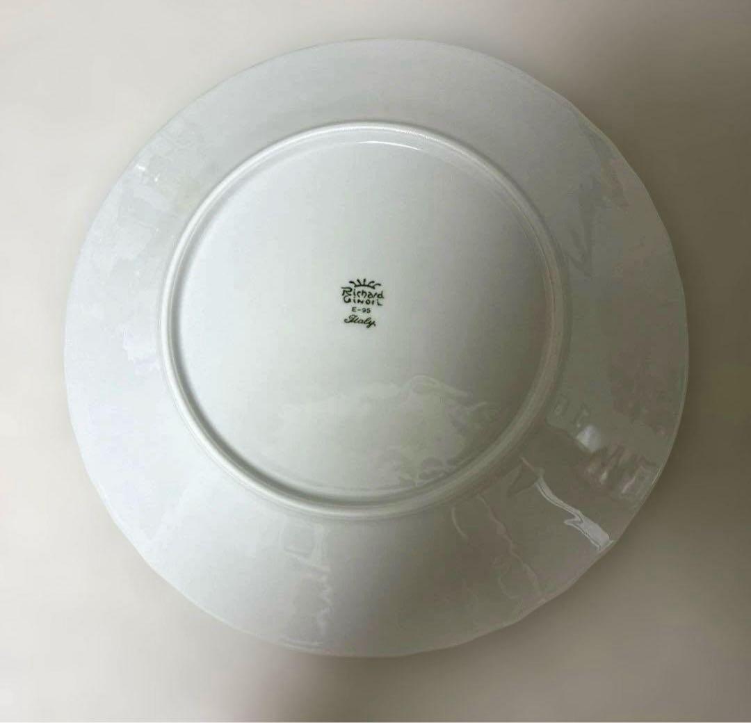 【美品】リチャードジノリ　ベッキオホワイト　ディナープレート26cm×5枚