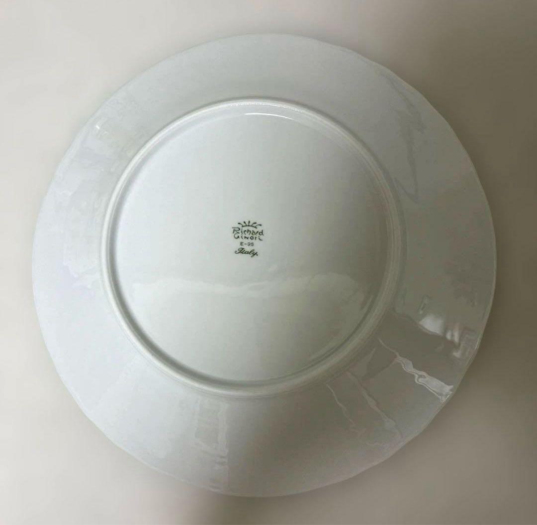 【美品】リチャードジノリ　ベッキオホワイト　ディナープレート26cm×5枚