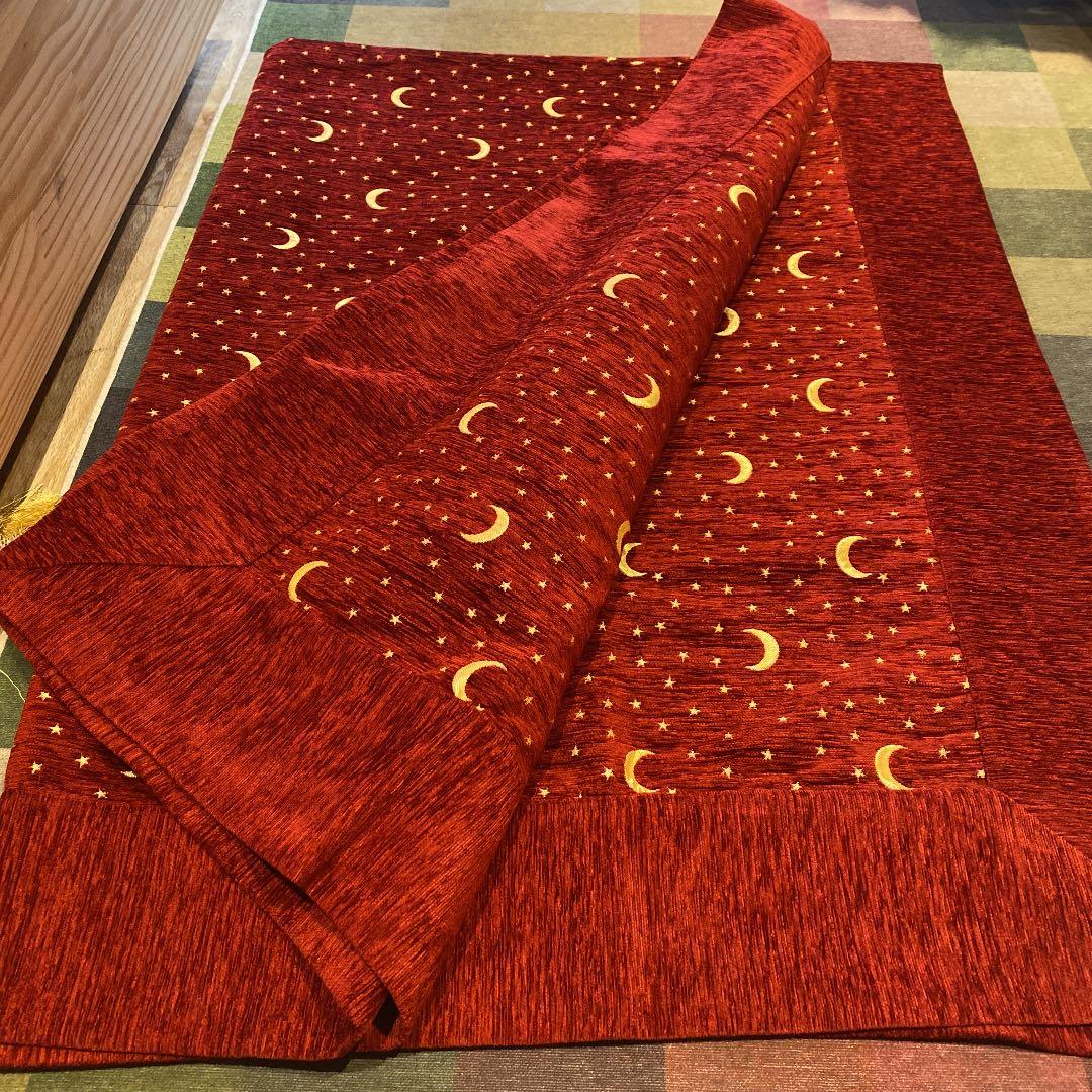 160*220cm マルチカバー cotton100% red