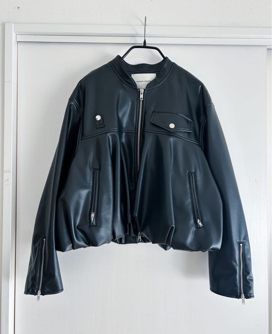 イウエンマトフ　フェイクレザーブルゾン　アローズ　AEWEN MATOPH