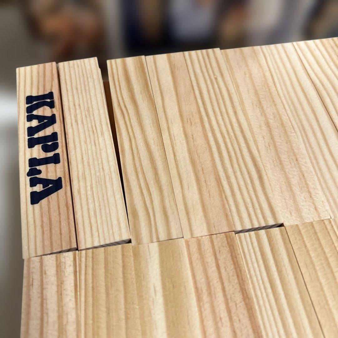 ほぼ未使用 美品 KAPLA 200ピース 積み木 木製 知育玩具
