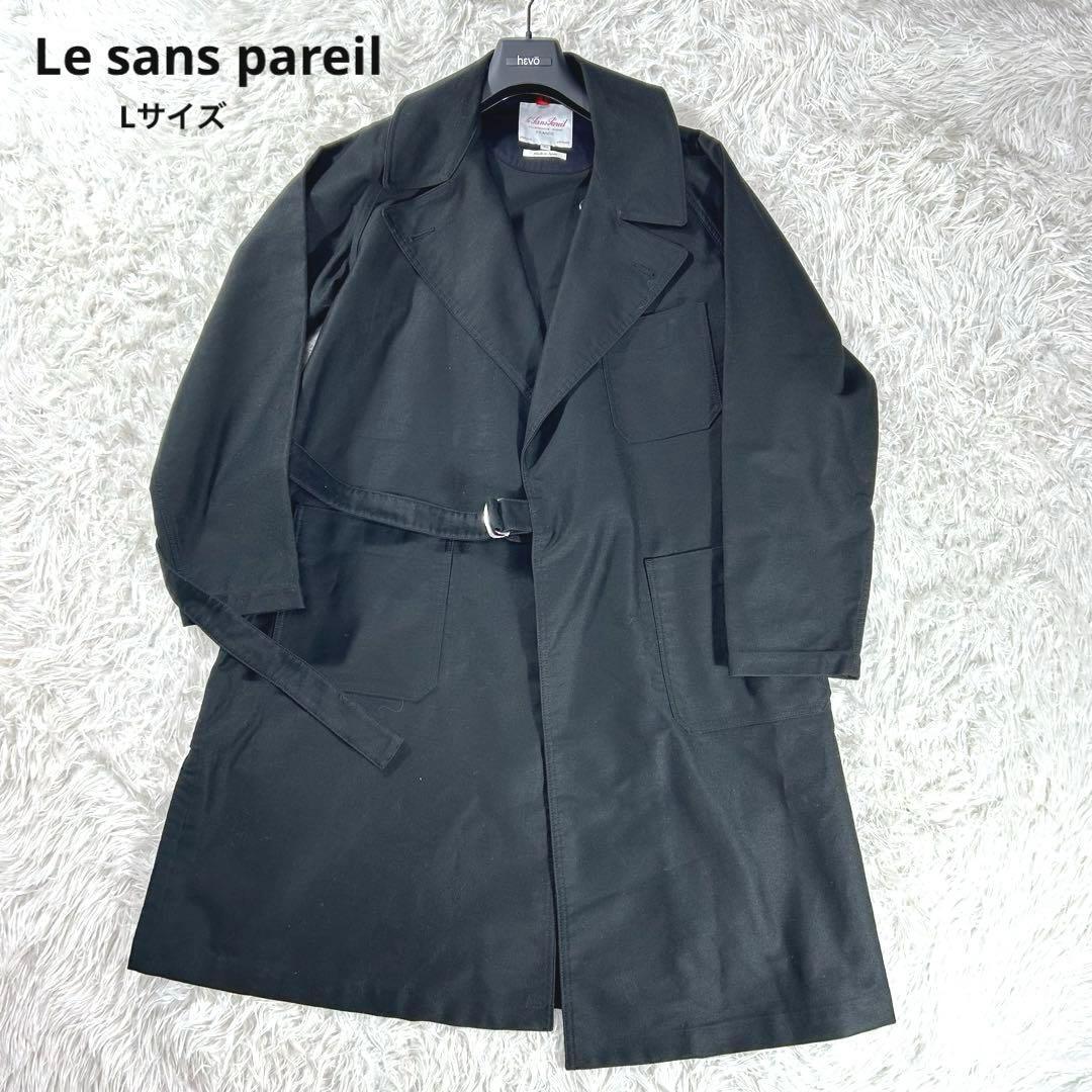極美品✨ Le sans pareil タイロッケンコート　ブラック　40 綿