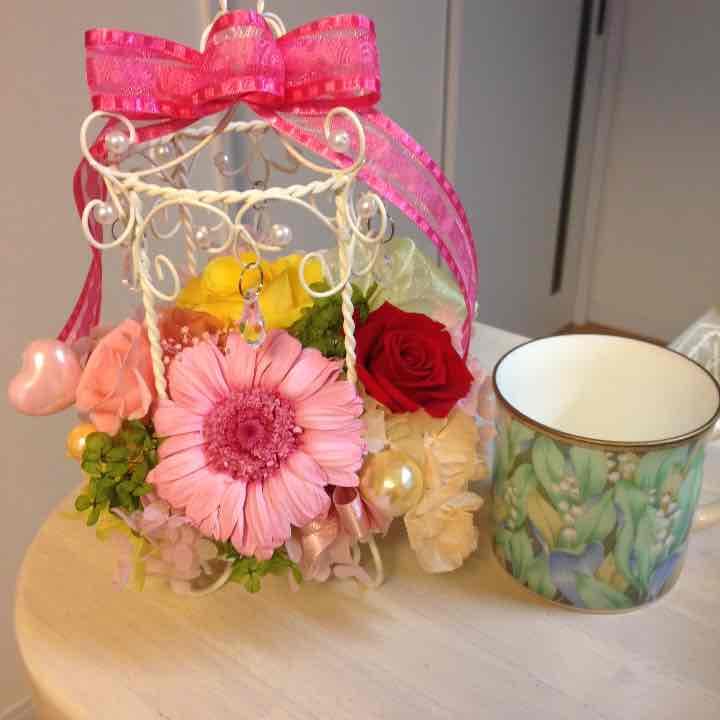 HA-yu!です。プリザーブドフラワー