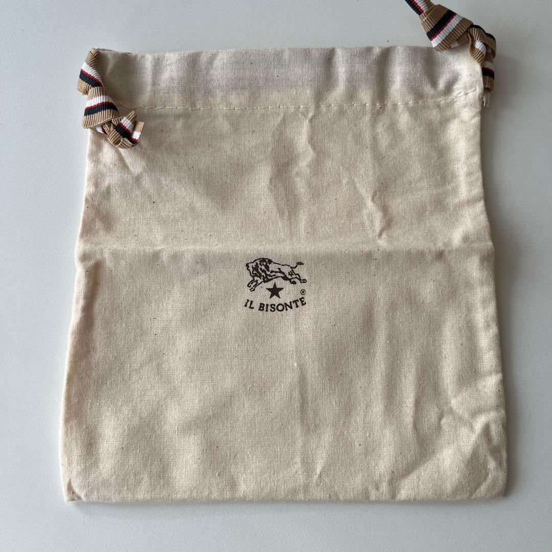 新品　イルビゾンテ　二つ折り財布　レザー　ブラックxホワイト　ロゴ　レザー　牛革