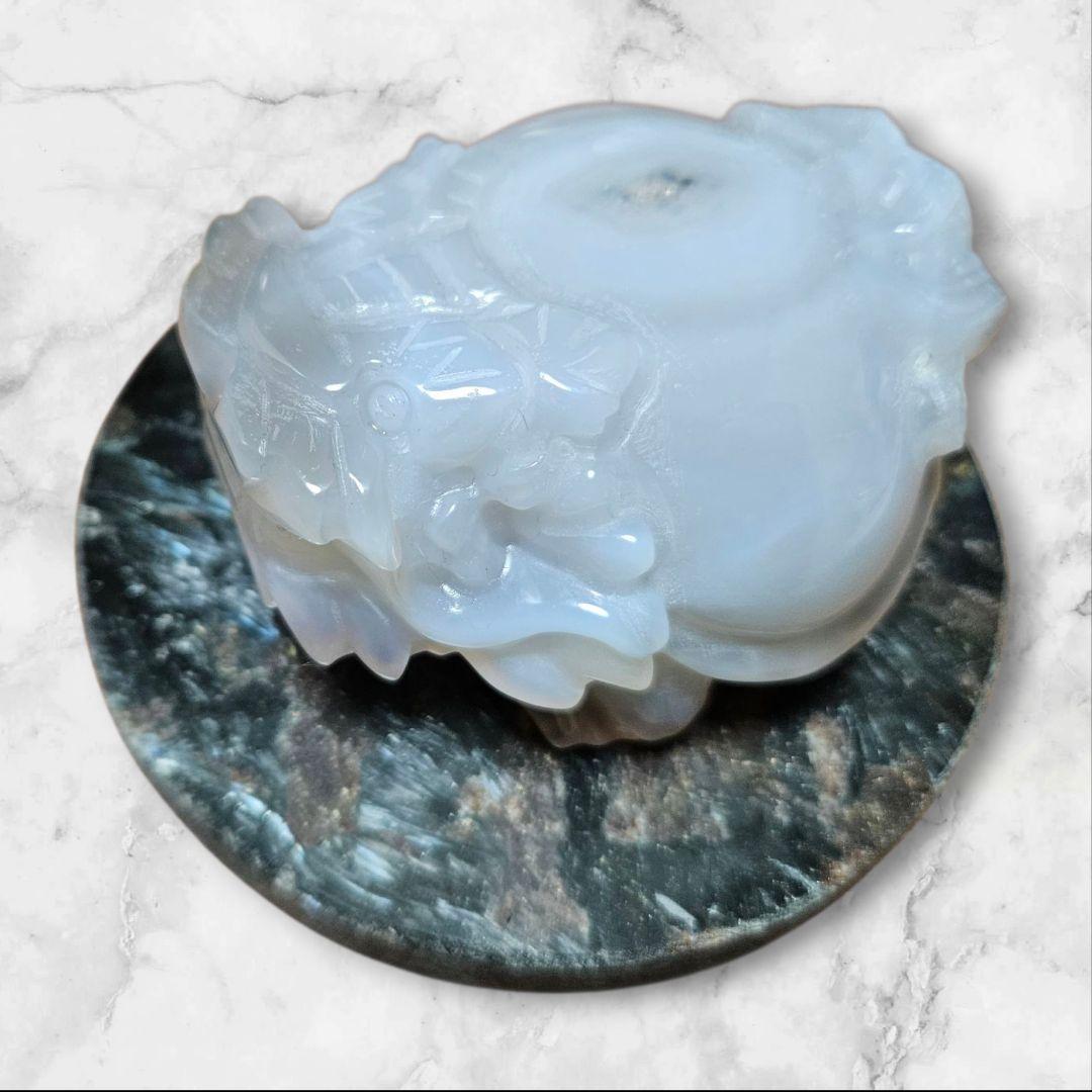 ＊くーぽー様 水入り瑪瑙ロングイ ご予約品