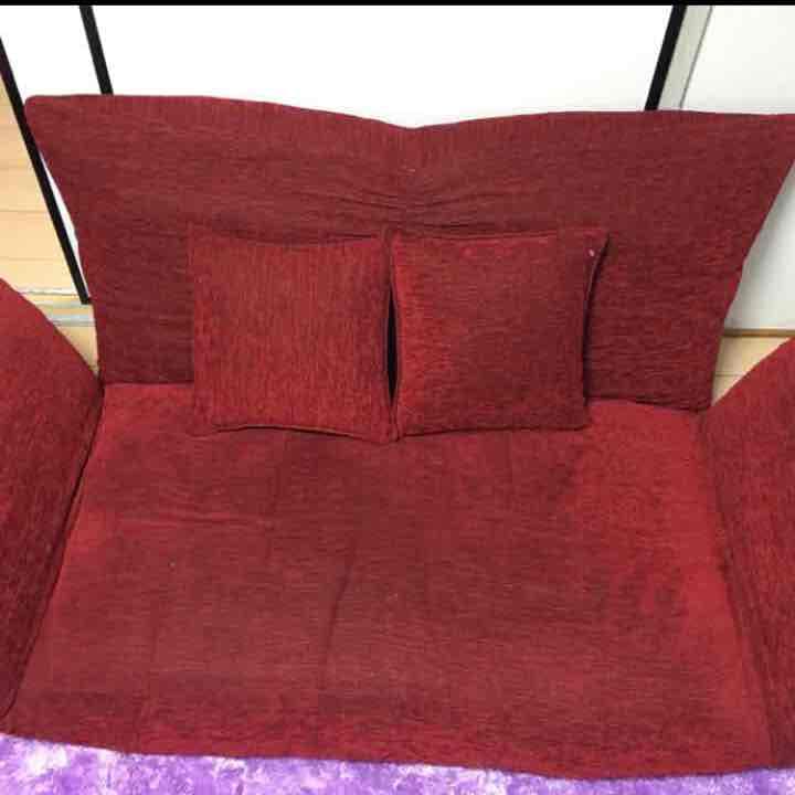 赤いソファー