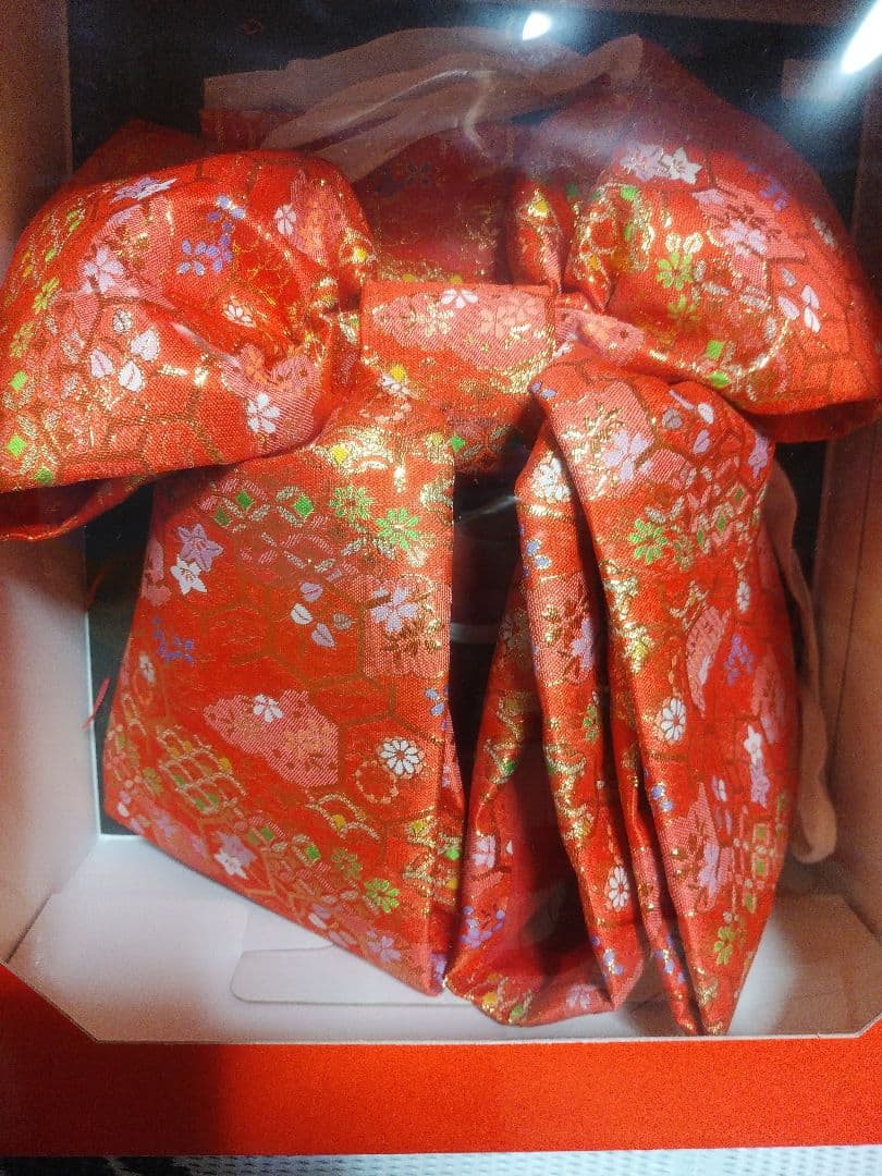 花柄刺繍 七五三着物ピンク水色 100cm~　7歳用セット