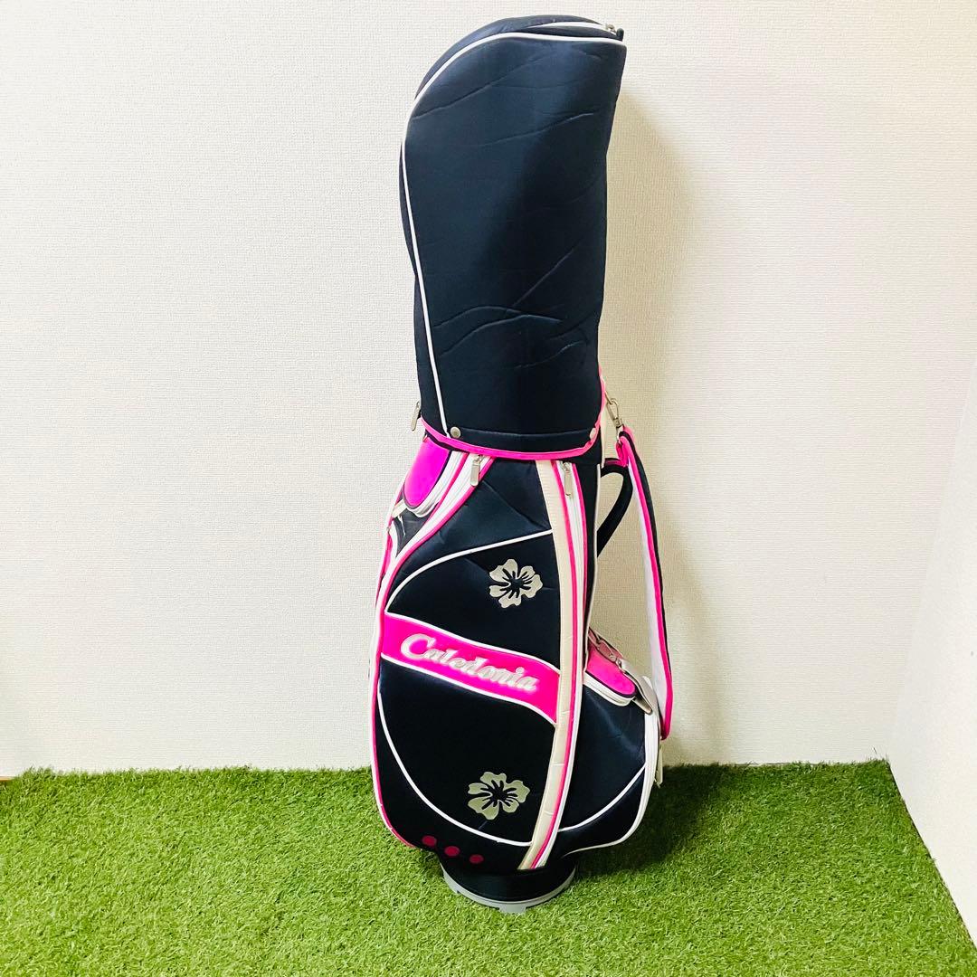 フィットウェイ レディース ゴルフクラブセット 8本 花柄 キャディバック