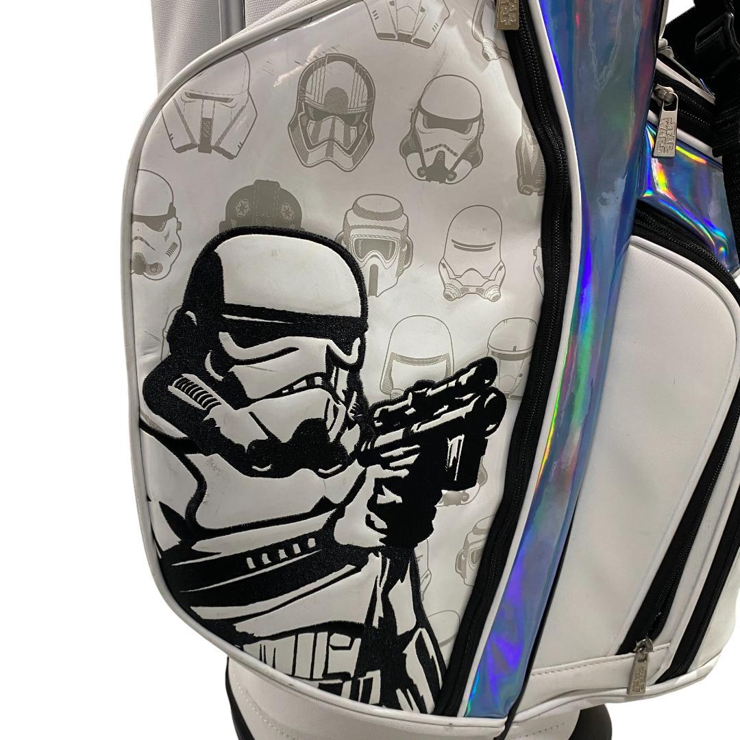 STAR WARS スターウォーズ キャディバッグ ホワイト 9型 6分割