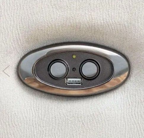 グレー リクライニング L字型ソファ