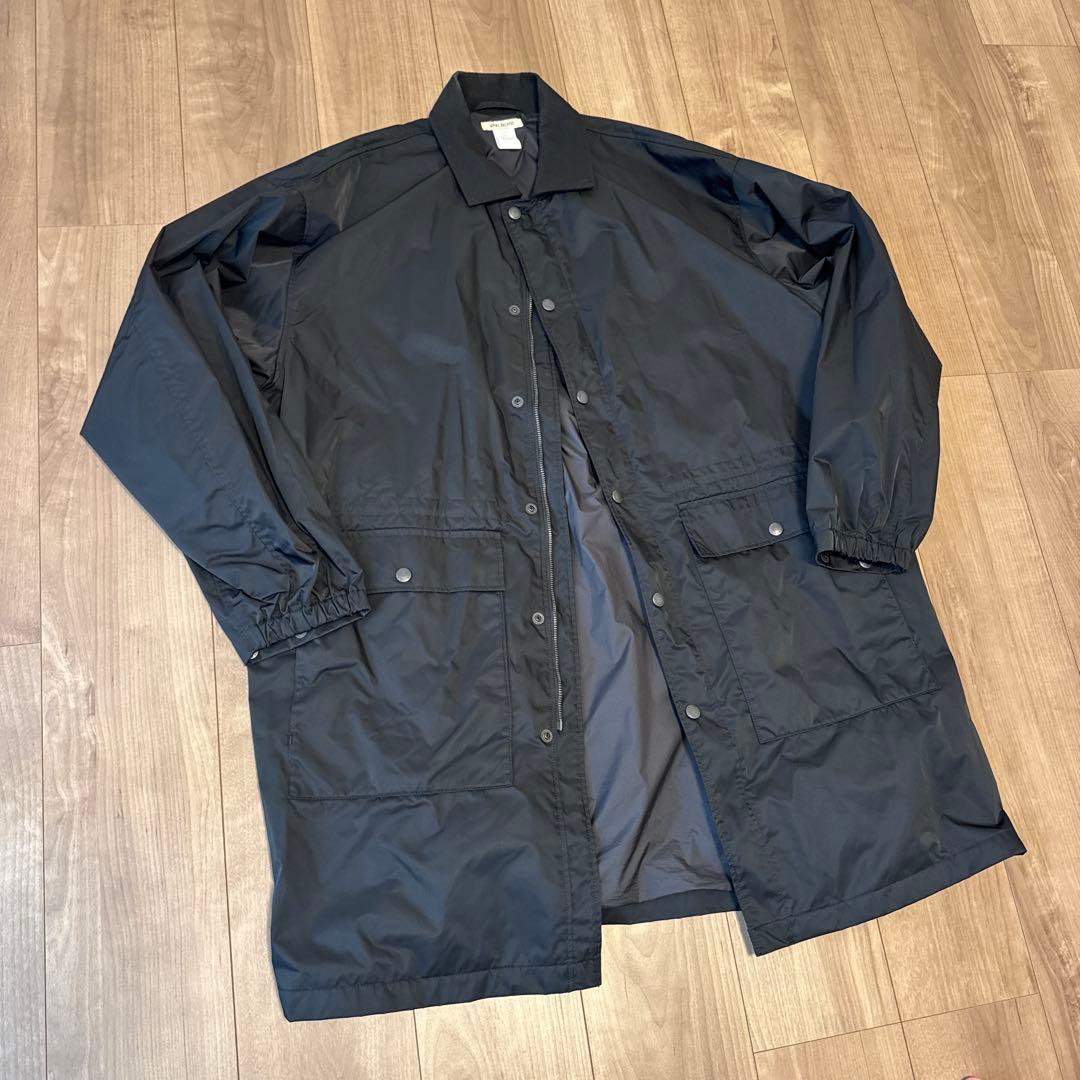 VAINL ARCHIVE ヴァイナルアーカイブ ブラック ステンカラーコート