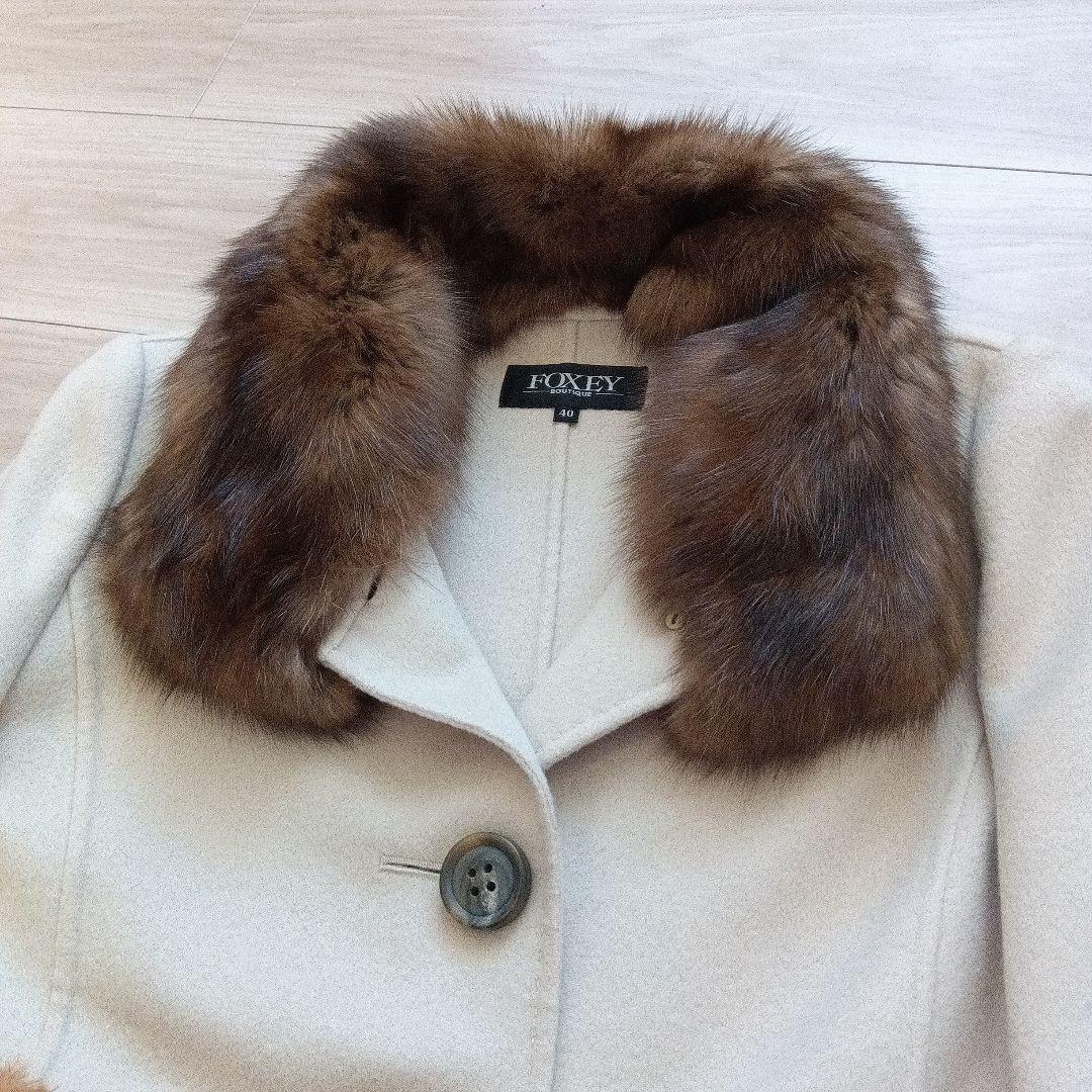 専用です！フォクシー　カシミヤ100%コート　ルネ　エムズグレイシー