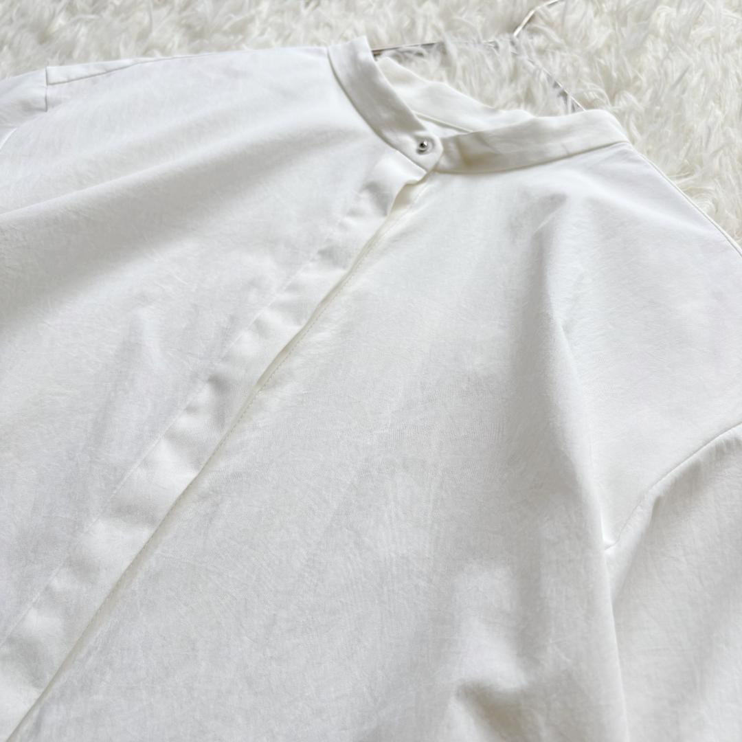 バックプリーツ 五分袖 ブラウス　size38　UNITED ARROWS