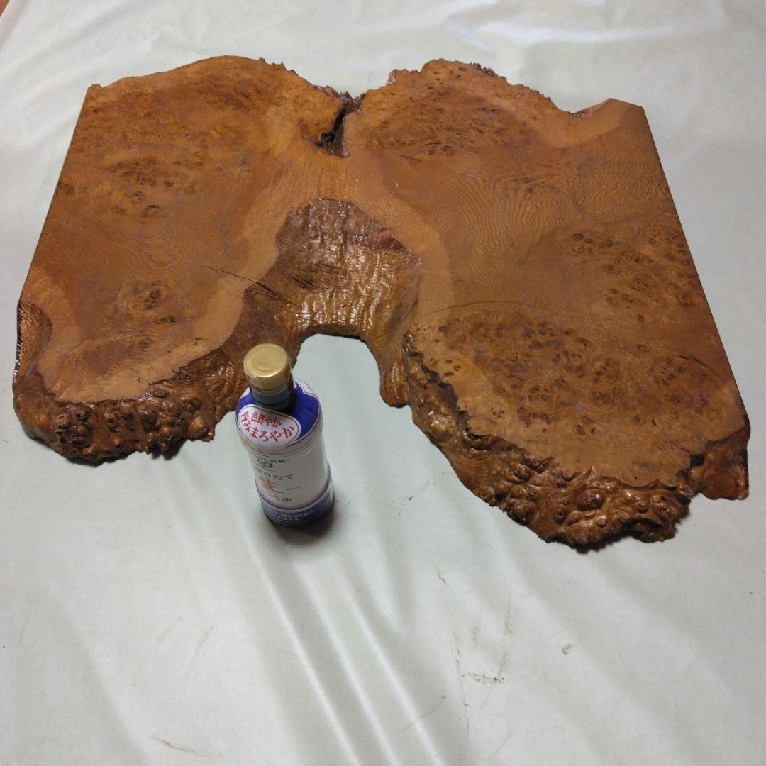 大品盆栽飾り台　ケヤキ玉目 値下げしました。